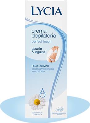 Lycia Perfect Touch Crema depilatoria per ascelle e inguine 100 ml