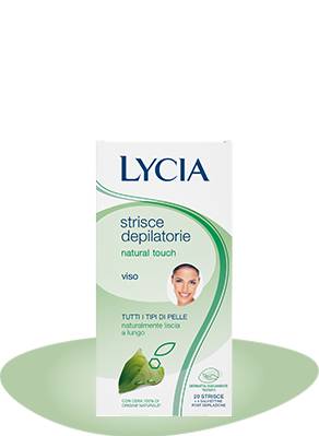 Lycia Cera Naturale Strisce depilatorie per il viso 20 strisce