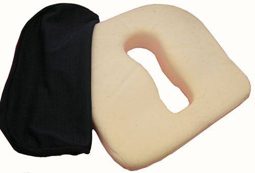 Farmacare Cuscino Antidecubito con fodera e foro 1 pezzo