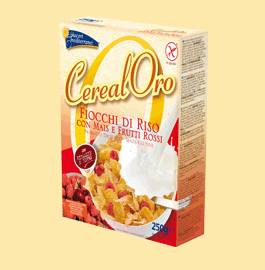 Piaceri Mediterranei CerealOro Fiocchi di Riso con Mais e Frutti Rossi