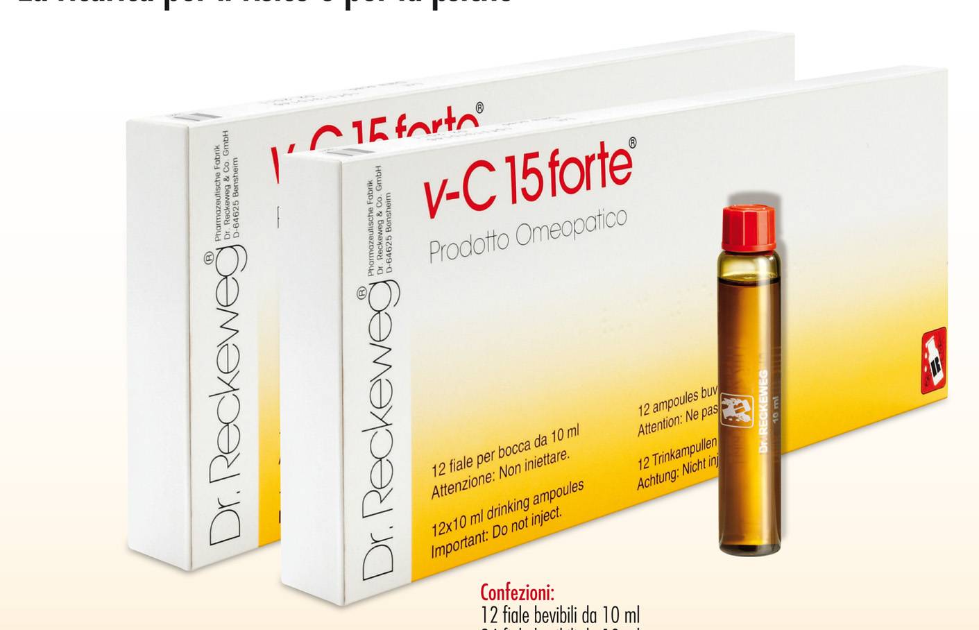Dr. Reckeweg VC15 Forte Medicinale omeopatico 12 flaconcini - Flacone: 12 flaconcini