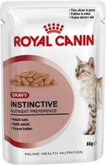 Royal Canin Feline Instinctive Cibo umido per Gatti Adulti in Salsa 85 g