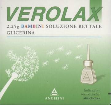 Verolax Soluzione Rettale Bambini - 6 contenitori monodose da 2,25 g