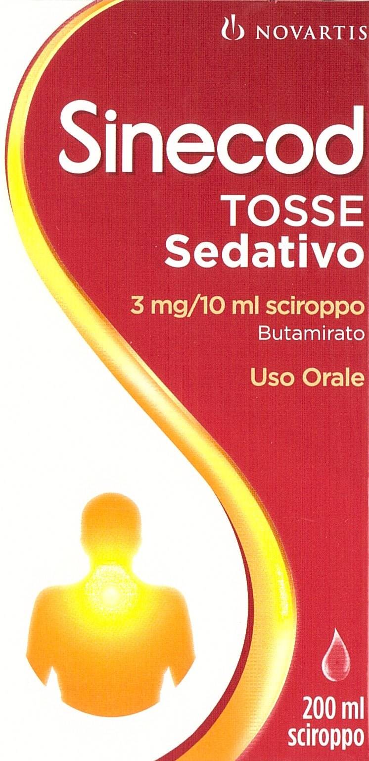 Sinecod Tosse Sedativo 3 mg/10 g Sciroppo - 200 ml