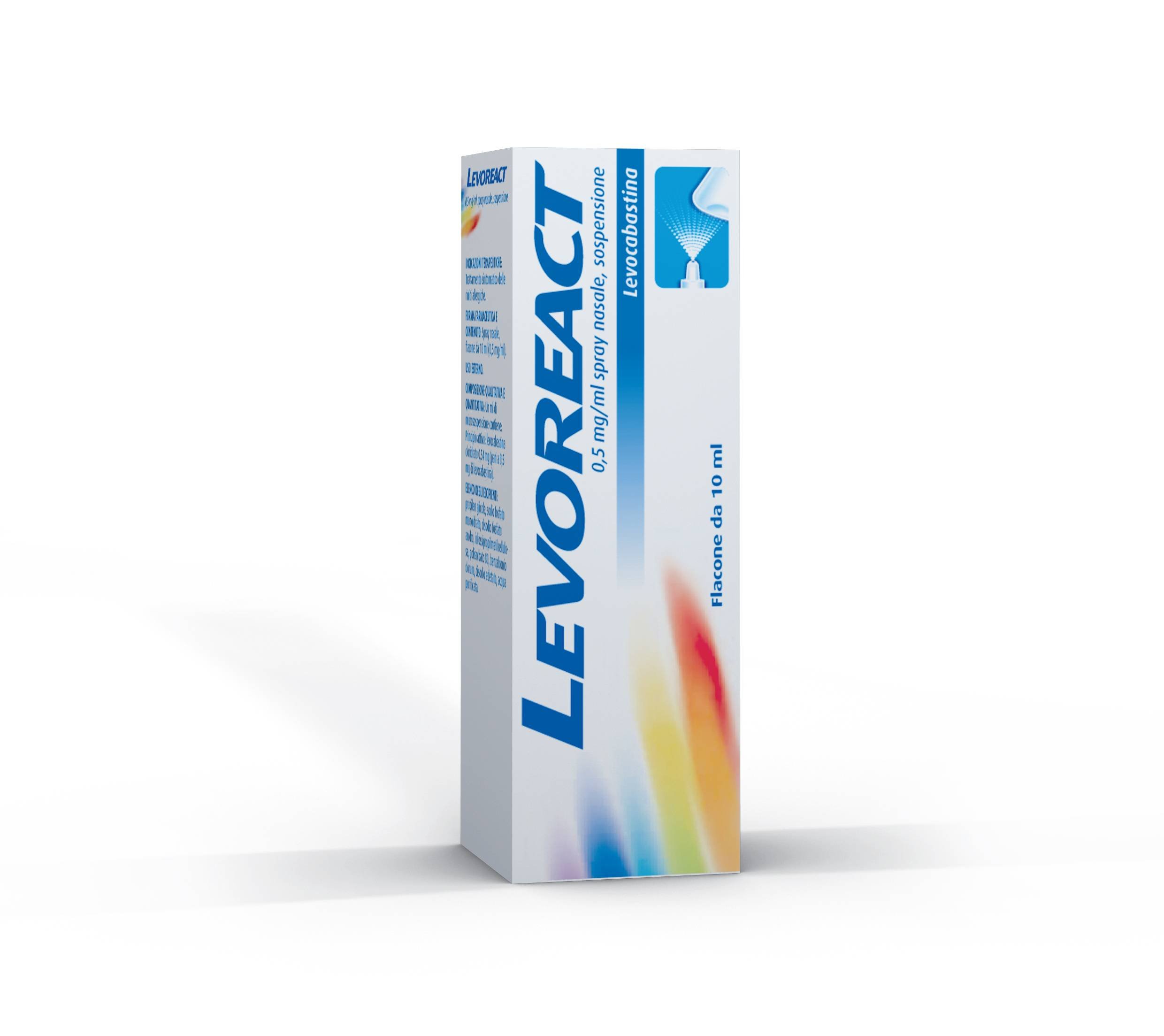 Levoreact 0,5 mg/ml Spray Nasale - 10 ml