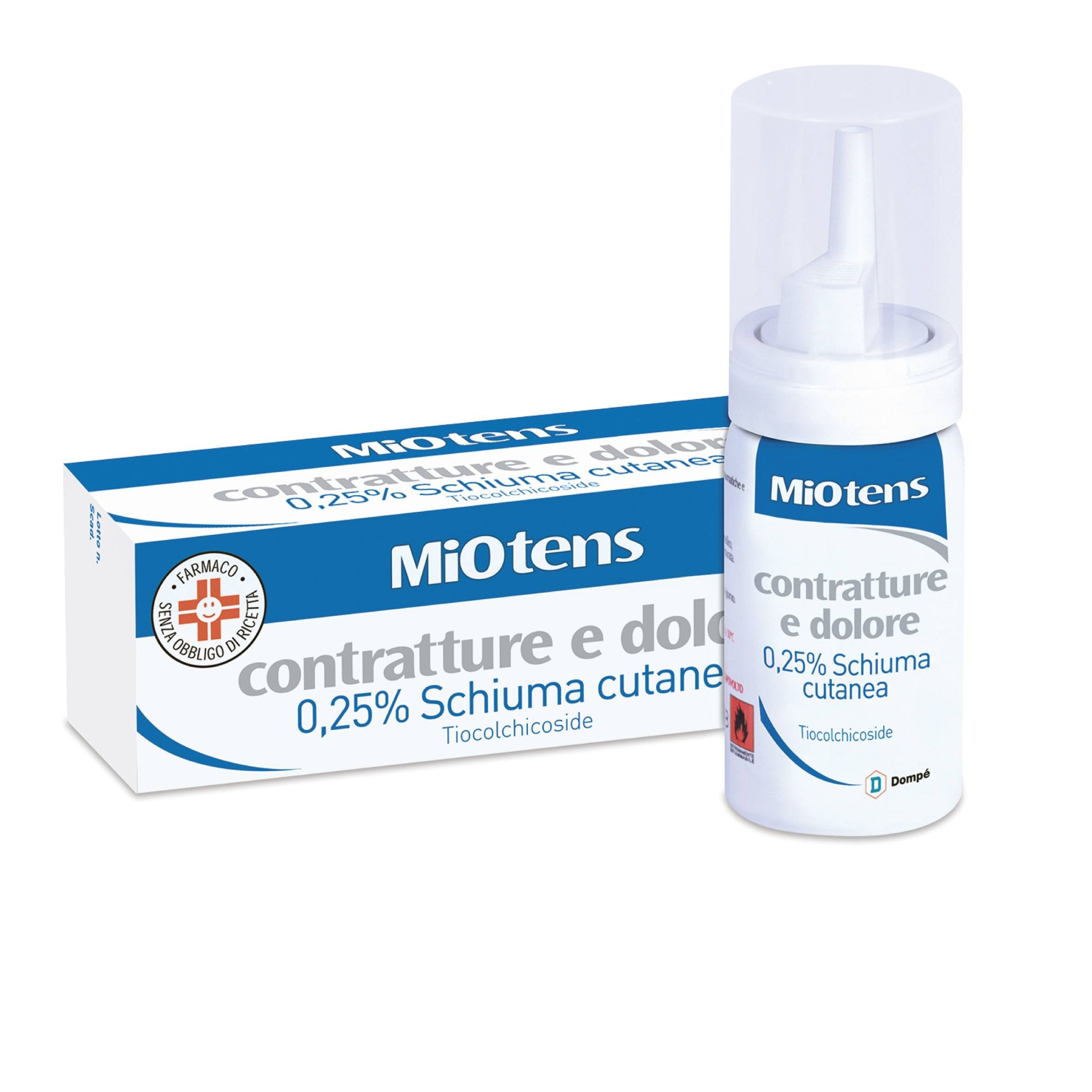 Miotens Contratture e Dolori 0,25% Schiuma Cutanea - 30 ml