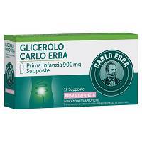 Glicerolo Carlo Erba Prima Infanzia 900 mg - 12 supposte