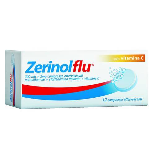 Zerinolflu Per il Trattamento Dei Sintomi Influenzali 12 compresse