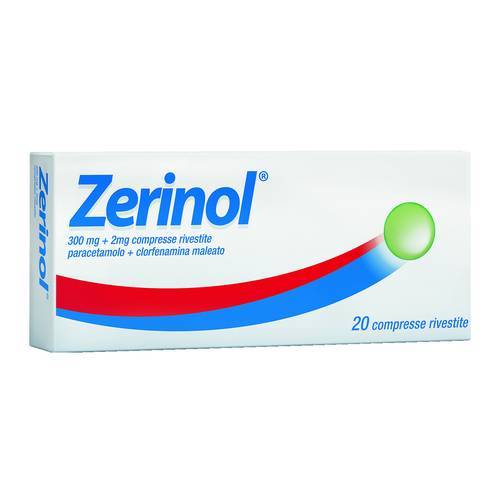Zerinol 300 mg + 2 mg - 20 Compresse