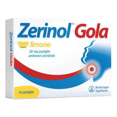 Zerinol Gola Limone 20 mg - 18 pastiglie