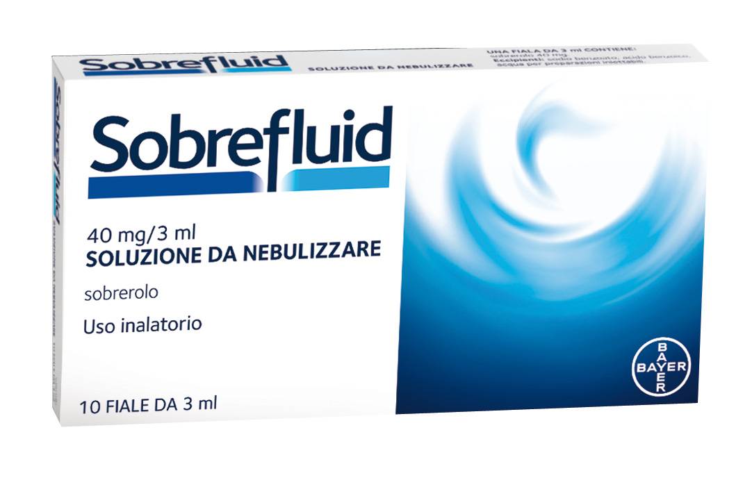 Sobrefluid Soluzione da Nebulizzare 40 mg - 10 fiale da 3 ml