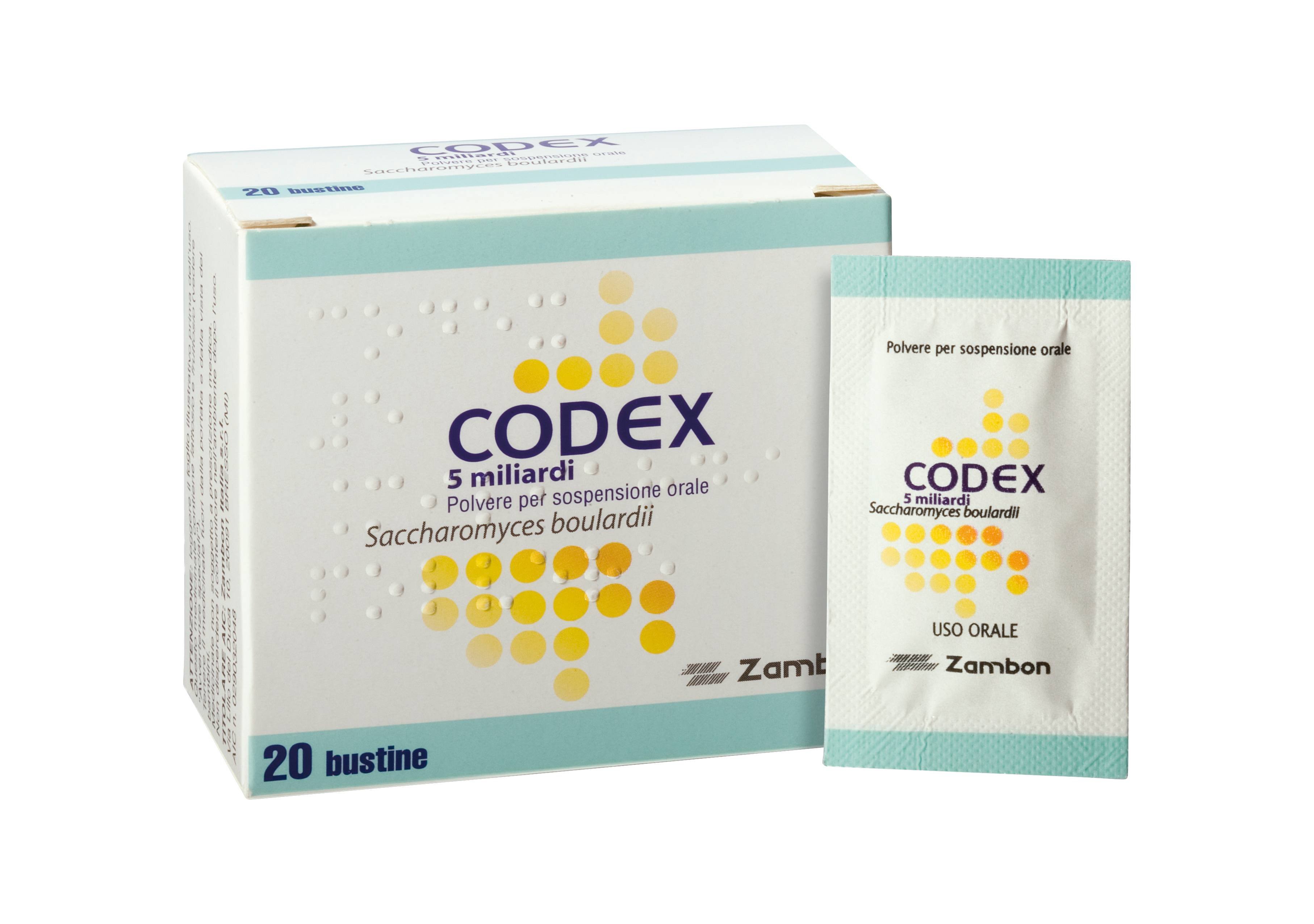 Codex 5 mld 250 mg - 20 bustine