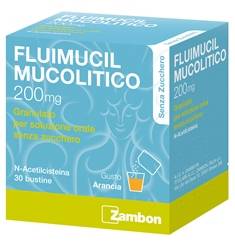 Fluimucil Mucolitico 200 mg - 30 Bustine Senza Zucchero