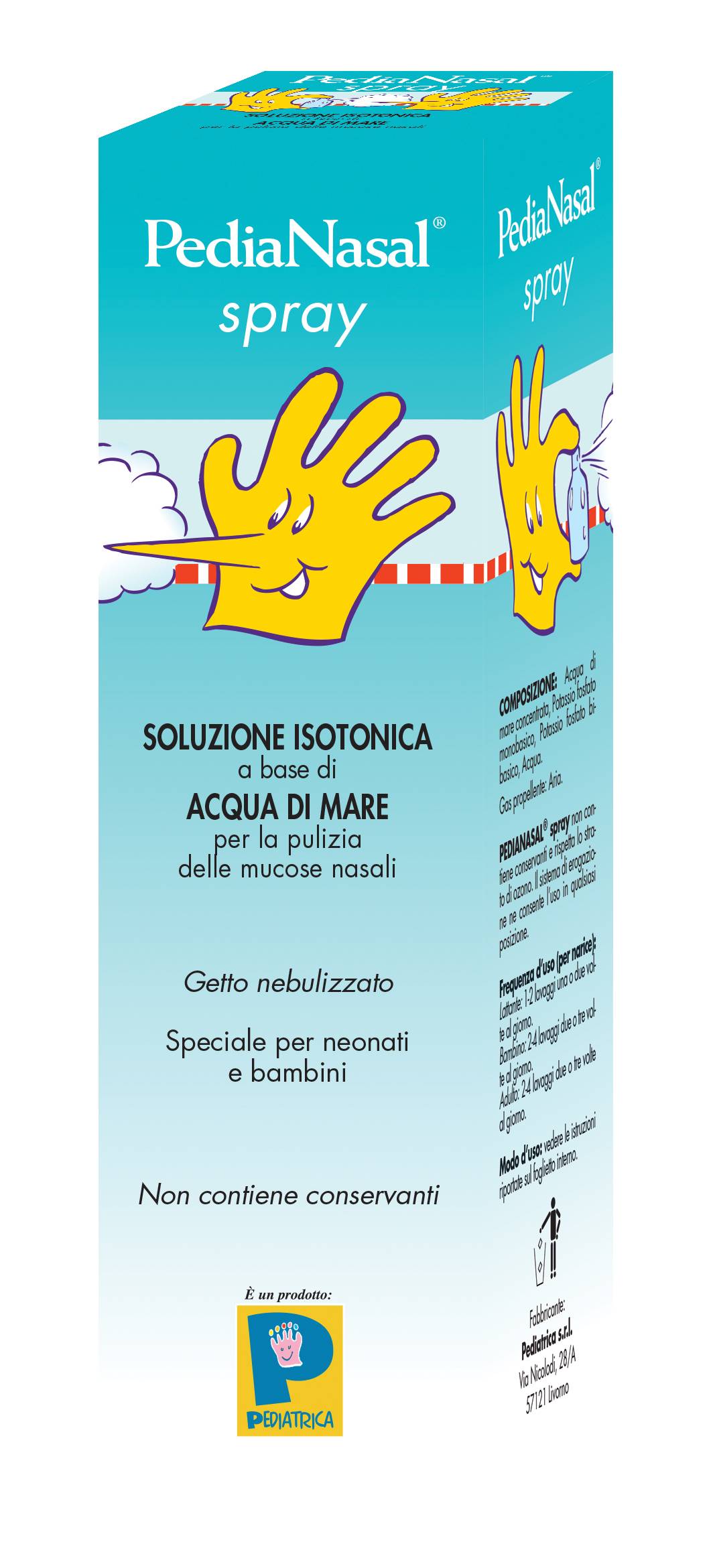 Pediatrica Pedianasal Spray Nasale Isotonico per Bambini