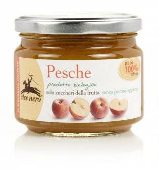 Alce Nero Composta di frutta Composta di pesche biologiche 270 g