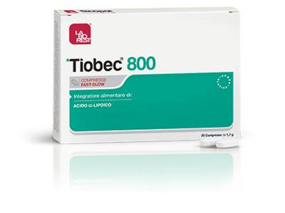 Laborest Tiobec 800 Compresse Fast - Slow Integratore Antiossidante e per il Metabolismo