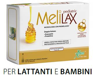 Aboca Melilax Pediatric Lattanti e Bambini Microclismi Intestino