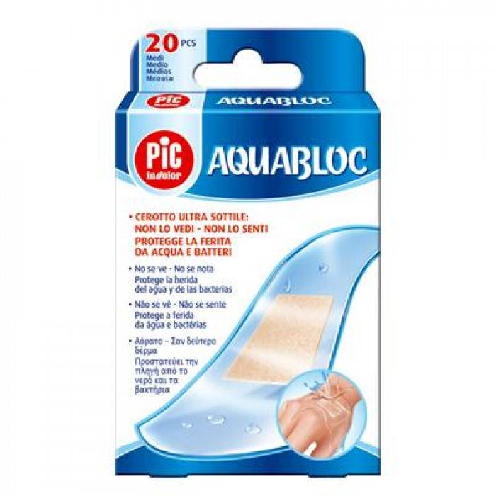 Pic Aquabloc Cerotti Multiuso Misura Piccola 5 cerotti 5x7 cm