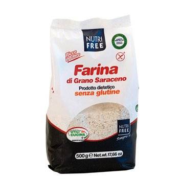 Nutri Free Farina di Grano Saraceno Senza Glutine Senza Lattosio 500 gr