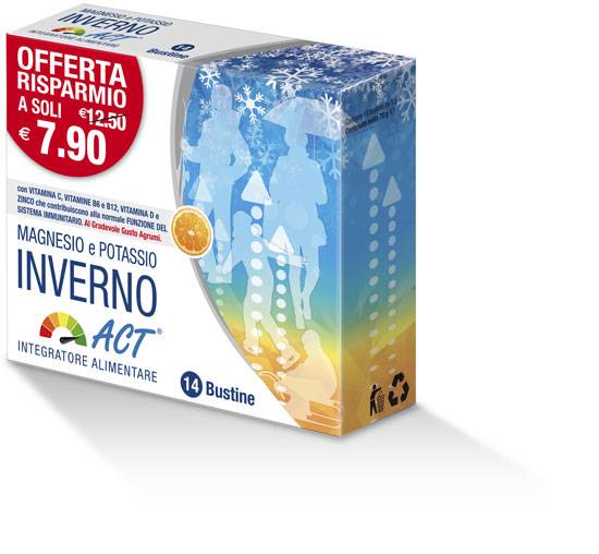 Linea Act Magnesio Potassio Inverno Act Integratore Sali Minerali