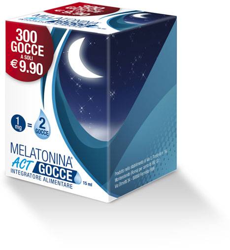 Linea Act Melatonina Gocce Integratore per il Sonno