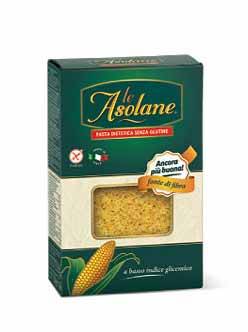Le Asolane Fonte di Fibre Anellini Pasta senza glutine 250 g