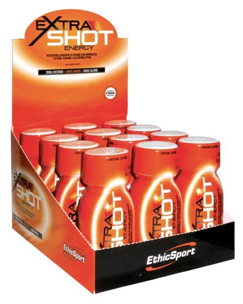 EthicSport Energy Extra Shot Concentrato Integratore Energetico per sportivi 60 ml