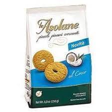 Le Asolane Biscotti al cocco senza glutine 250 g