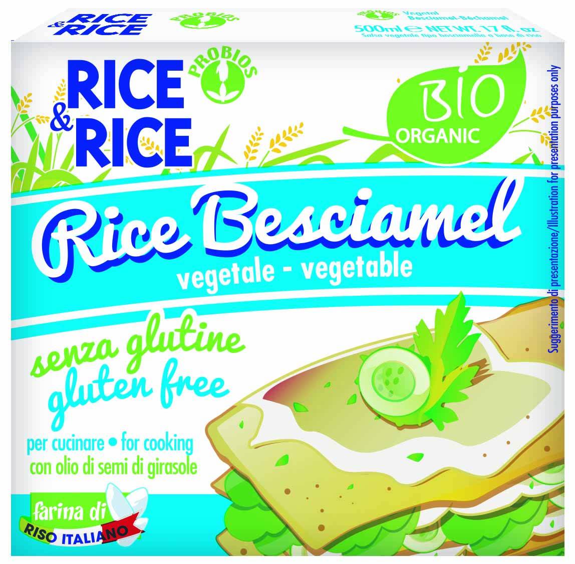 Rice&Rice Besciamel Besciamella biologica senza glutine 500 ml