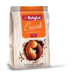 BiAglut Coccole Biscotti Cacao e Panna Senza Glutine