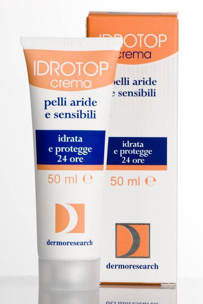 Dermoresearch Idrotop Crema Viso per Pelli Aride e Sensibili 50 ml