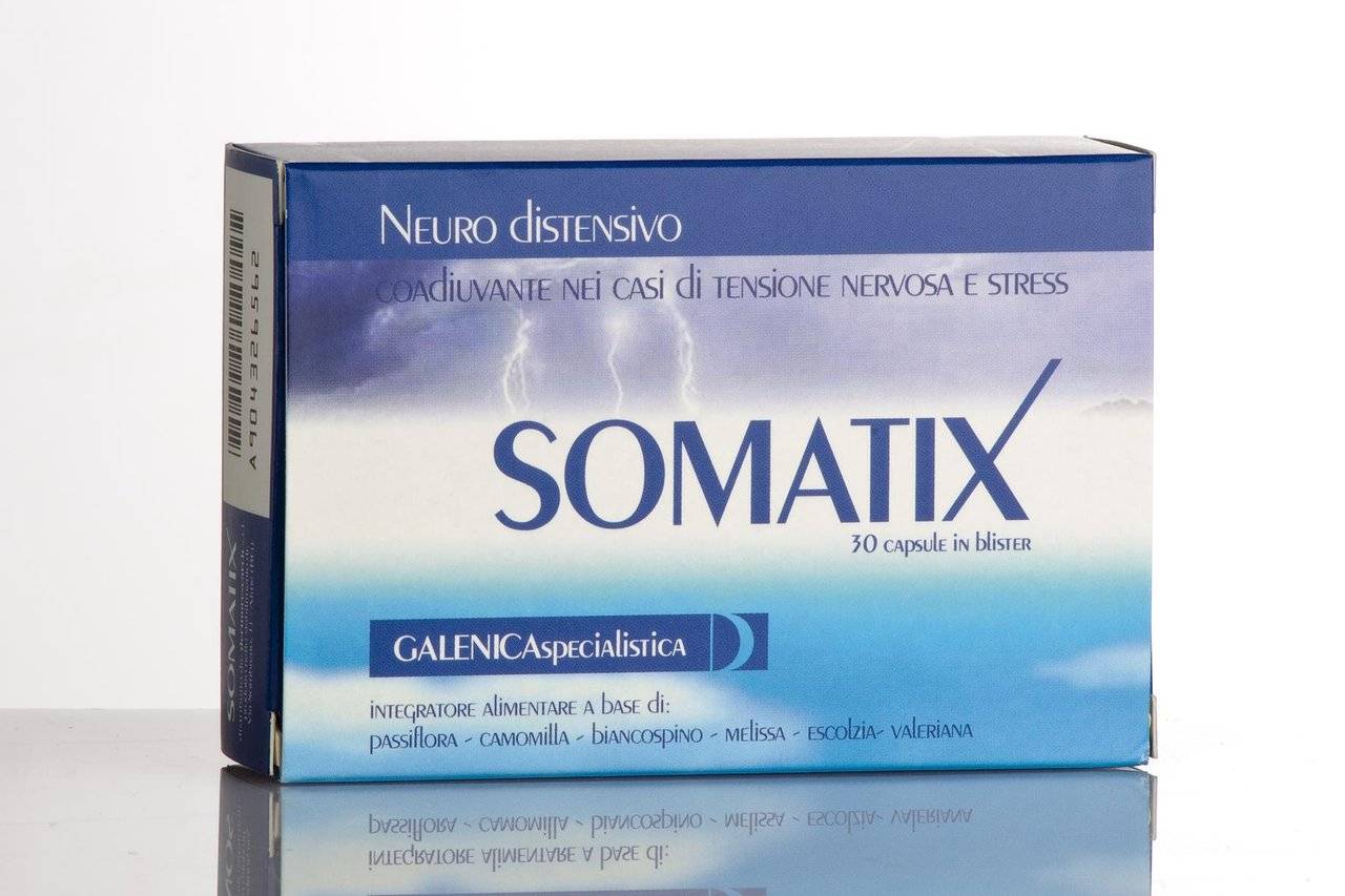 Dermoresearch Somatix Integratore contro lo stress 30 capsule