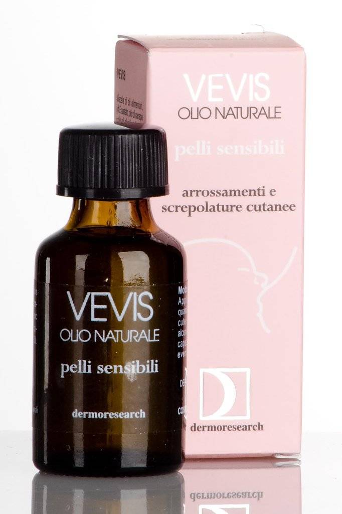 Dermoresearch Vevis Olio naturale per pelli sensibili 20 ml