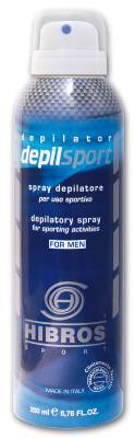 Hibros Sport Depilsport Spray Depilatorio per Sportivi 200 ml