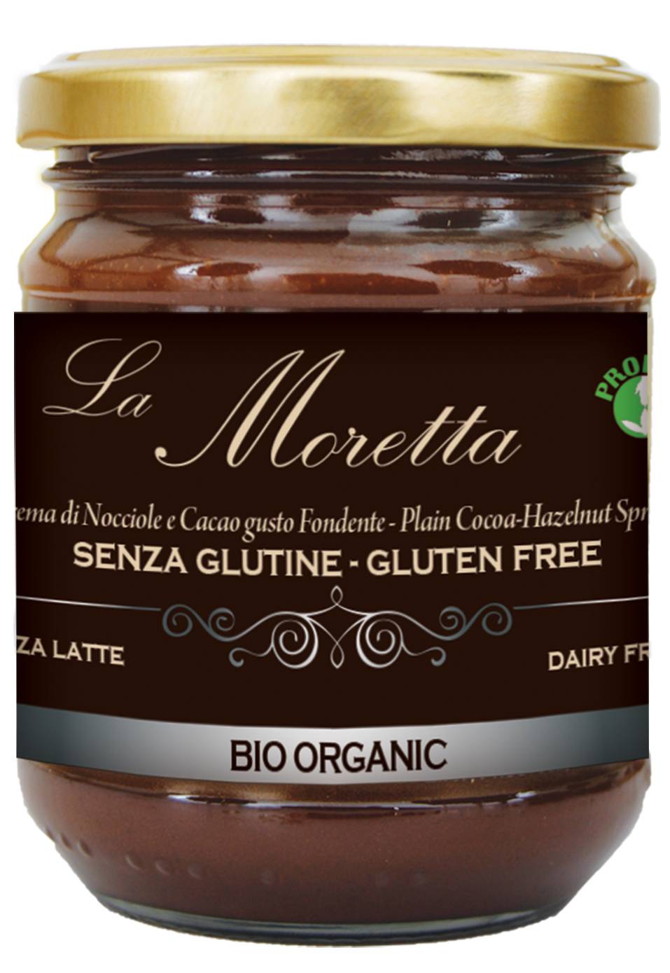 Probios La Moretta Crema Spalmabile Gusto Fondente Senza Latte