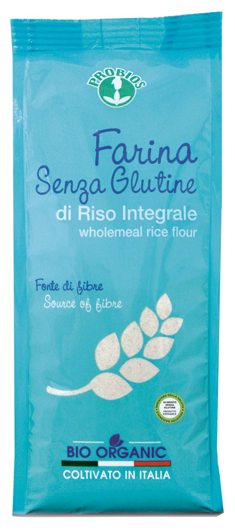 Probios Farina di Riso Integrale Biologica e Senza Glutine
