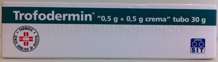 Trofodermin Crema Dermatologica 0,5 g + 0,5 g