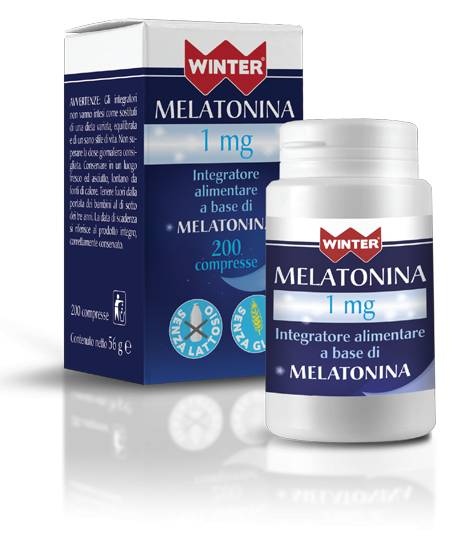 Winter Melatonina 1 MG Integratore per il Sonno