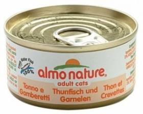 Almo Nature Tonno e Gamberetti Cibo umido per gatti adulti 70 g