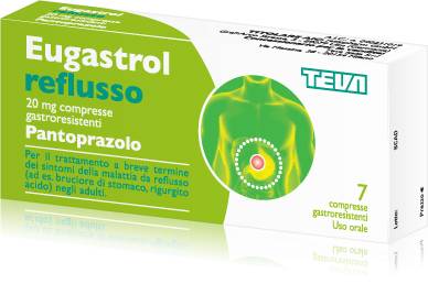 Eugastrol Reflusso Pantoprazolo 20 mg Compresse - Compresse: 7