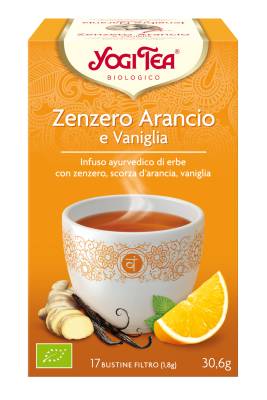 Yogi Tea Zenzero Arancia e Vaniglia Infuso ayurvedico bio 17 filtri