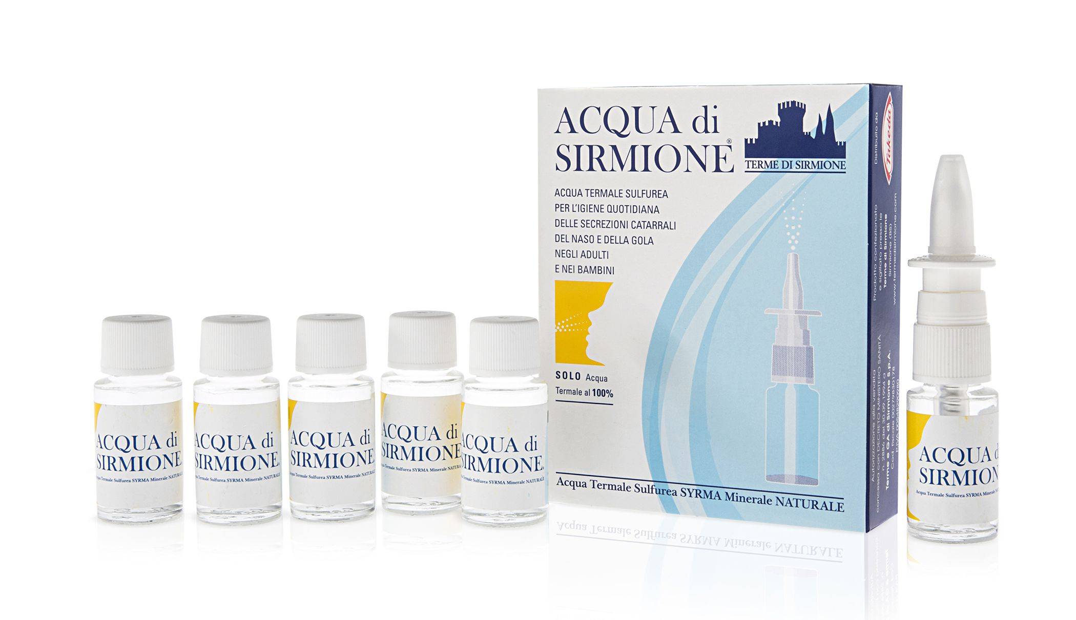 Acqua di Sirmione Flaconcini per Lavaggi Nasali e della Gola