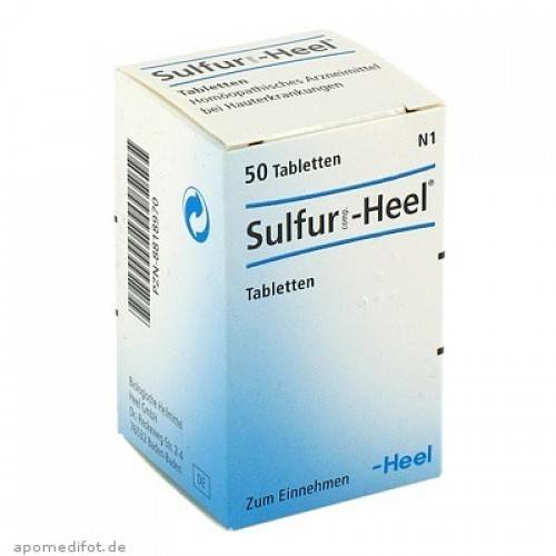 Guna Sulfur - Heel Tavolette Medicinale Omeopatico