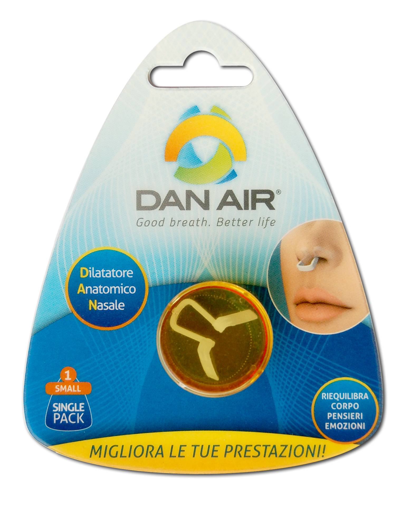 Dan Air Single Pack Dilatatore Anatomico Nasle Confezione Singola - Taglia: S