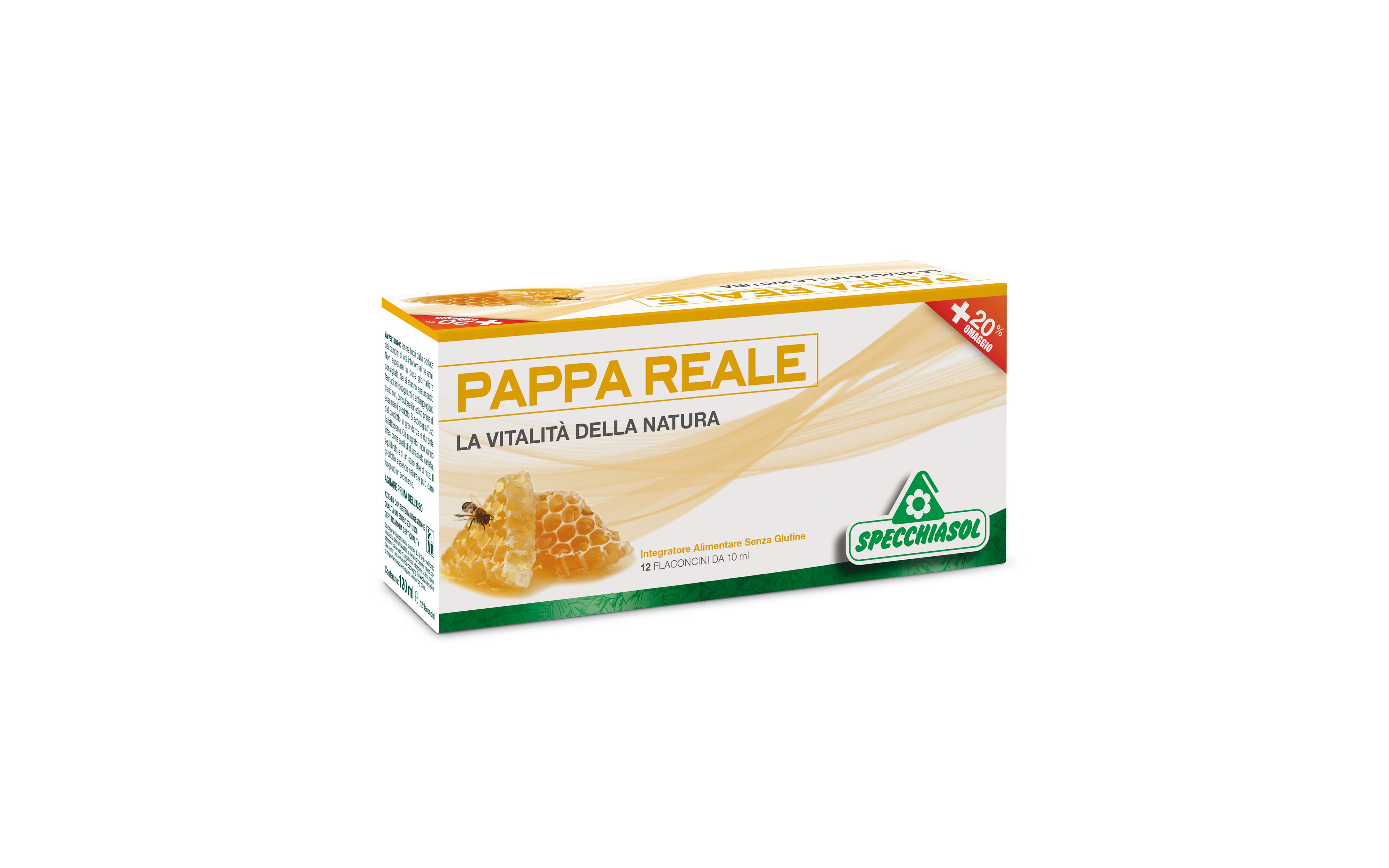 Specchiasol Pappa Reale Plus Integratore a base di Pappa Reale 12 fiale