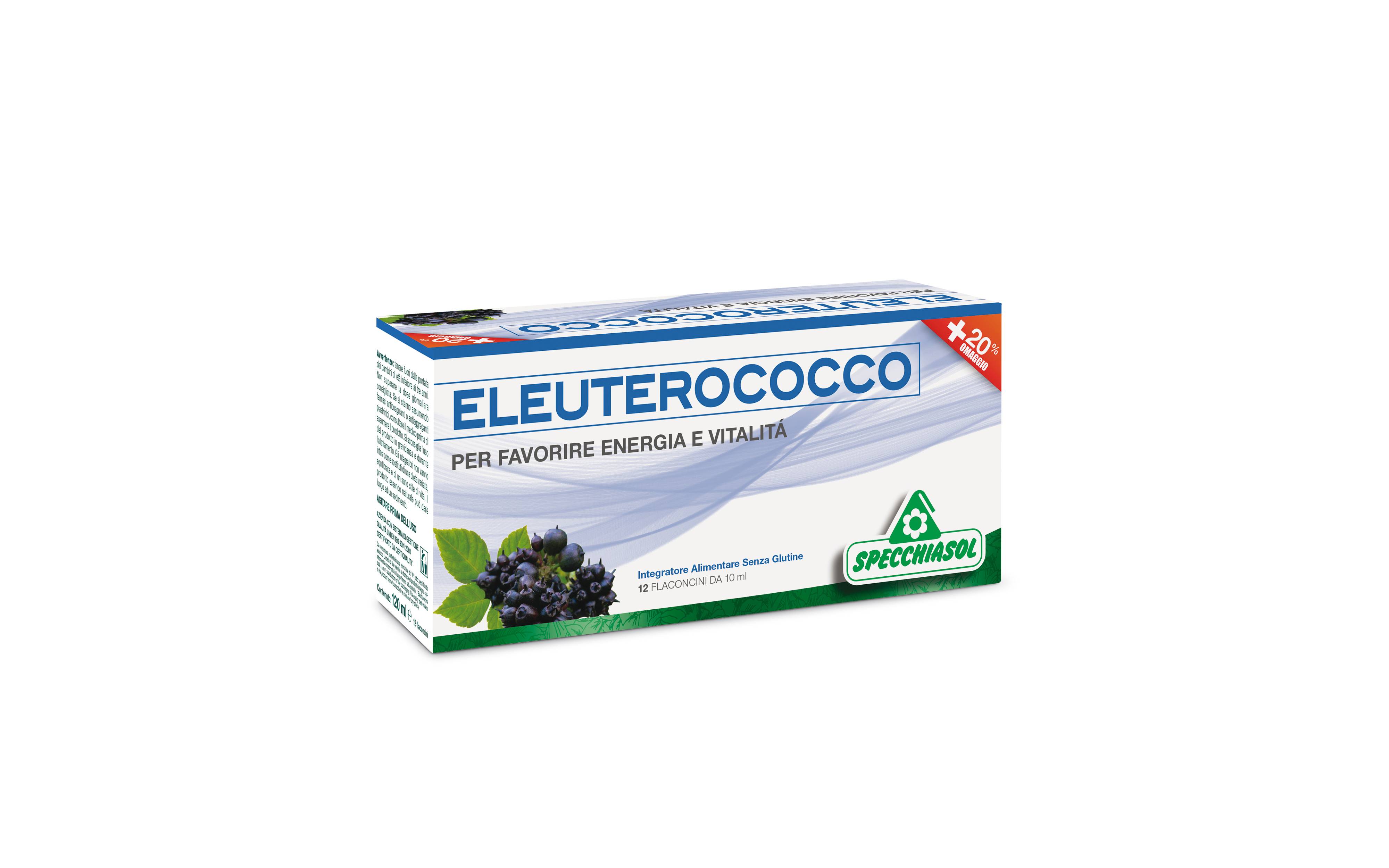 Specchiasol Eleuterococco Integratore Tonico 12 flaconcini