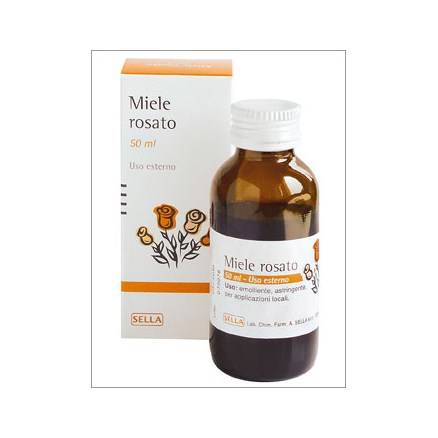 Sella Miele Rosato Soluzione disinfettante per le gengive dei bambini 50 ml