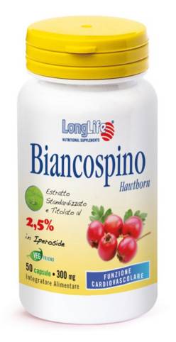 Longlife Biancospino Integratore per il Sistema Cardiovascolare