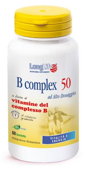 Longlife B Complex Integratore di Vitamine del Gruppo B