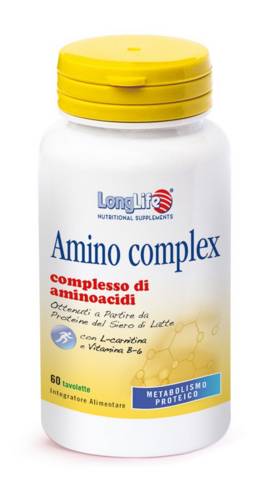 Longlife Amino Complex Integratore di proteine del siero di latte 60 tavolette